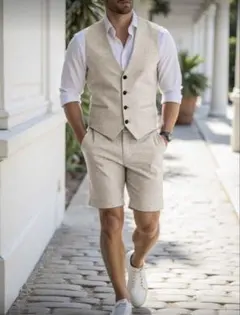 SHEIN メンズ ウェディング セットアップ