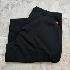 Red Kap　ワークパンツ　カーゴパンツ　W42 L30　ブラック　無地　古着のサムネイル
