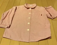 familiar120ギンガムチェックブラウス