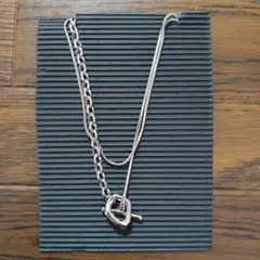 3way サージカルステンレス アレルギー対応 ネックレス シルバー