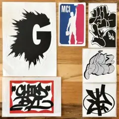 ① グラフィティー ステッカー 6枚セット graffiti グラフィティ