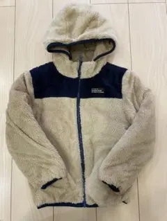 リバーシブルタイプ フード付きジャケット ベージュ色