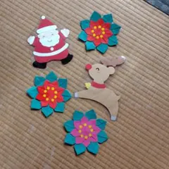 クリスマス サンタ トナカイ 飾りセット