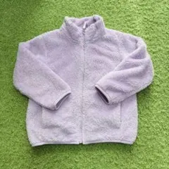 【110cm】ユニクロ　UNIQLO キッズ　フリース　ボアジャケット　上着