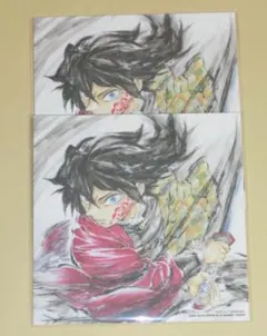 2枚セット 劇場版 鬼滅の刃 無限城編 入場者特典 冨岡義勇 誕生日記念ボード
