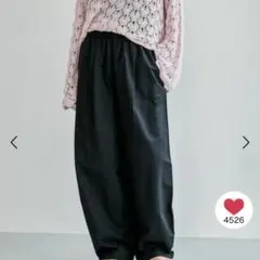 美品　グローバルワーク　カーブパンツ　黒