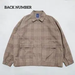 C7-4337　ジャケット　チェック柄　フルジップ　XL【バックナンバー】