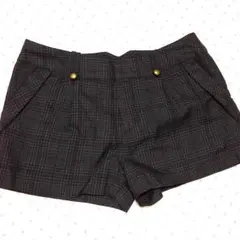 g.u. チェックショートパンツ