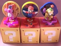 マクドナルド ハッピーセット フィギュア マリオ クッパJr. キャサリン 3個