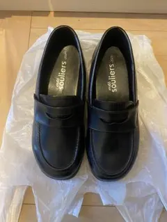 souliers ブラック フォーマルシューズ ローファー　20cm