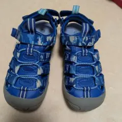 G.T. HAWKINS 青 ストラップ付きサンダル　17cm