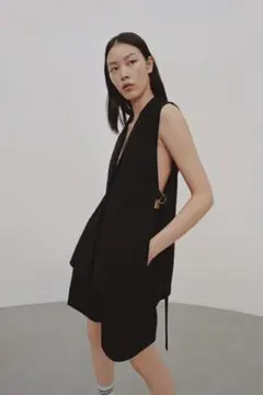 ZARA ジレ ブラック