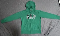 GAP ジップアップパーカー グリーン Mサイズ　レディース