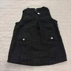 バースデイ Cottoli 80cm ツイードワンピース