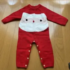 赤いサンタロンパース