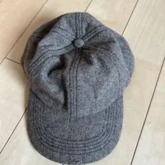 グレー ヘリンボーンキャスケット