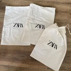 ZARA 巾着　袋　3枚セット