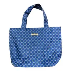 Les Olivades トートバッグ ブルー系 総柄