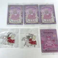 マロンクリーム 6点セット カード アクリルキーホルダー