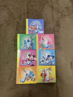 東京ディズニーシー 10周年記念 メモ帳 7冊セット