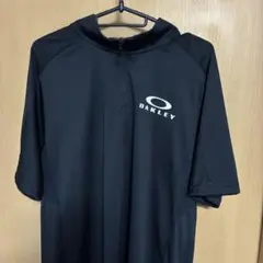 OAKLEY ハーフジップ 半袖 トレーニングシャツ ブラックのサムネイル