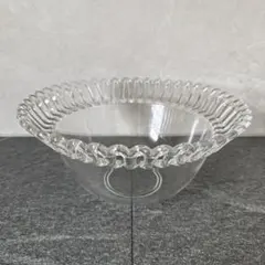 最終セール‼️ガラスボウル　サラダボウル　ガラスフリルボウル