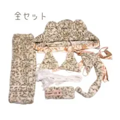 セクシー コスプレ バニー 猫 ねこ コスプレ ヒョウ柄