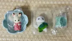 シルバニア 赤ちゃん妖精の森のなかまたち お花のベッドセット２点