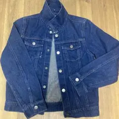 GU ダークブルー デニムジャケット 140