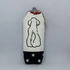 ハンドメイド・がま口(DOG・ホワイト)④