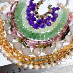 c*い様 クリスマスセール✨天然石ビーズの豪華なセットL10