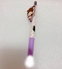 【新品】モンチッチ ボールペン マスコット付きゲルペン 黒 B/ベビチッチちゃん