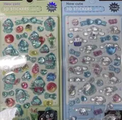 3Dシール サンリオ 2種類セット【コンビニ払い不可】