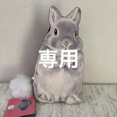 フェリシモ　YOU+MORE! うさぎ自立型ポーチ
