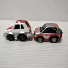 チョロＱ ワーゲン ゴルフ ルポ 2台セット