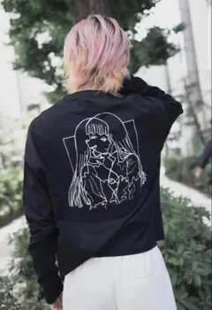 【公式完売品】gibous LHP ツインガールズ ロンT ブラック