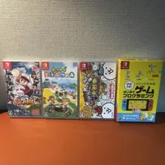 4本セット！　あつ森 にゃんこ大戦争　パワプロ はじめてゲームプログラミング