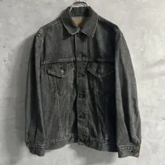 90s Levi's 先染め 70505 ブラック デニムジャケット 40インチ