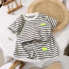 子ども服 ベビー キッズ セットアップ ボーダー