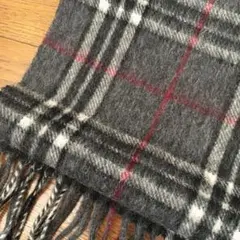 新品◯ウール素材チェック柄マフラー◯