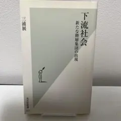 下流社会 : 新たな階層集団の出現
