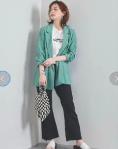 UNITED ARROWS テーラードジャケット グリーン 36のサムネイル