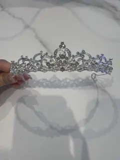 シルバー装飾ティアラ