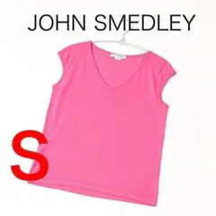 E3211-59◾️ジョンスメドレー　Vネック ニット カットソー