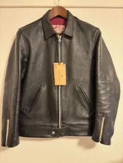 美品 アディクトクローズ フレンチワークジャケット 42 レザー ライダース 美品 アディクトクローズ フレンチワークジャケット 42 レザー