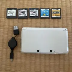 ニンテンドー3DS ホワイト 本体+ゲーム5本