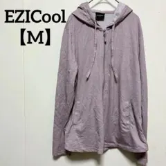 EZICool 【M】フルジップ フード付きパーカー M ピンク