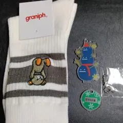 graniph ソックス 靴下 アクリルキーホルダー セット