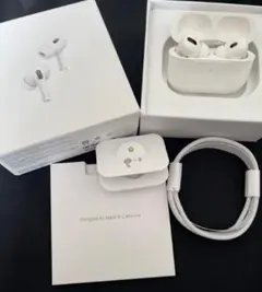 AirPodsPro　第2世代　ほぼ未使用　箱付き 箱付き Apple airpods pro 第2世代本体 AirPods Pro2本体 箱付き
