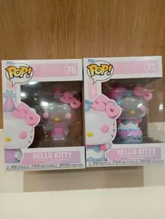 キティ50周年♡﻿フィギュア2点セットFunko pop hello kittyのサムネイル